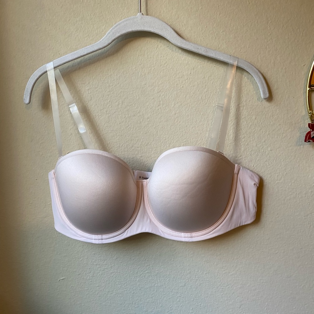 Thirdlove 24/7 Classic Strapless Bra | soft-pink 38B